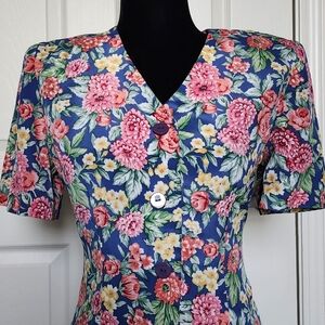 Floral Vntage Top
